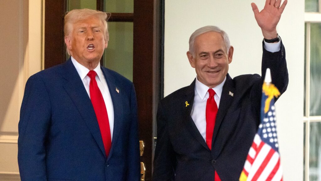 Netanyahu and Trump are scheduled to meet at the White House