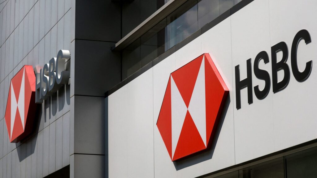 HSBC’s third-quarter profit fell 14%, beating expectations