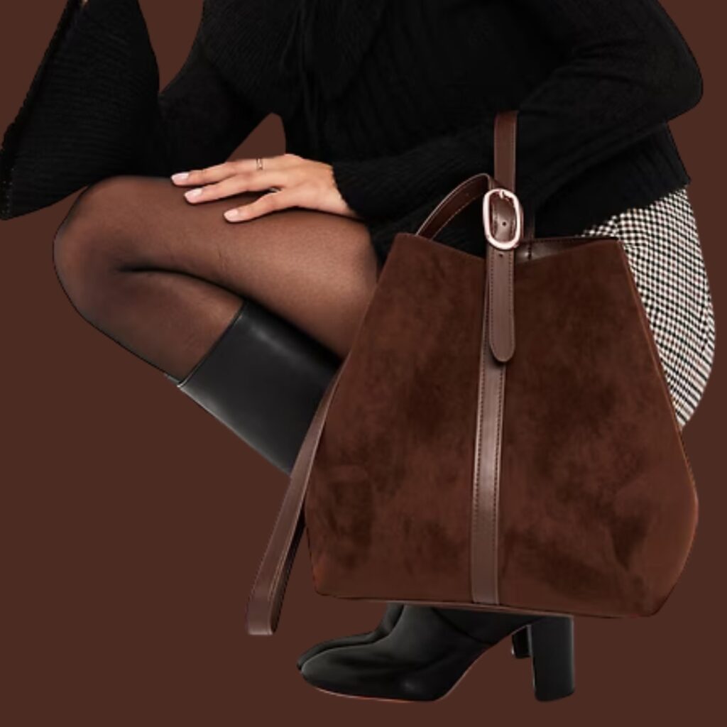 Buy the Old Navy Brown Tote that looks like real suede for $18