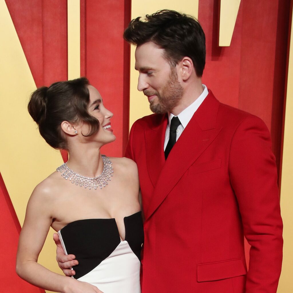 Chris Evans, Alba Baptista’s baby name