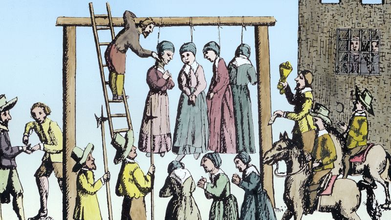 The Salem witches were pardoned, but the English witches were not. There is now a movement to change that.