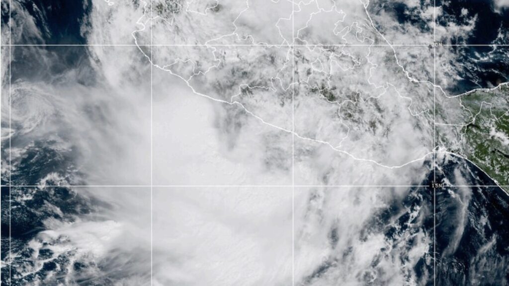 Tropical Storm Raymond joins Priscilla and Octave off the west coast of Mexico