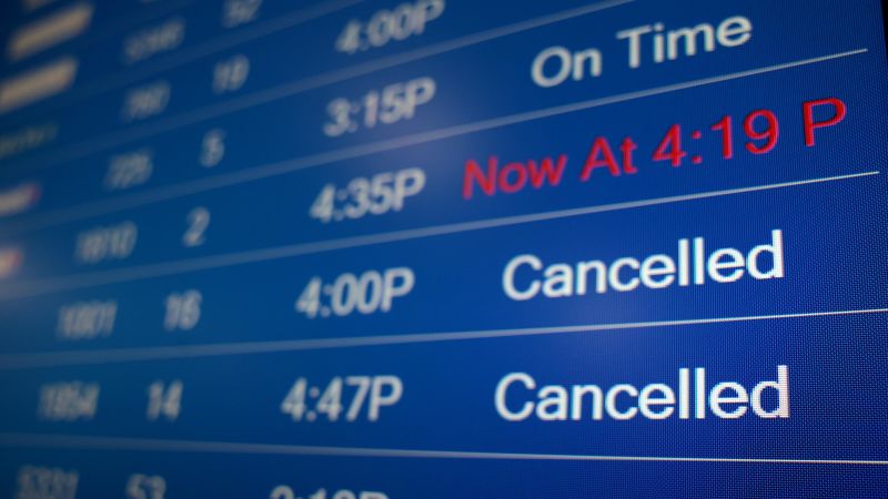 Here’s what to do if your flight is canceled or delayed