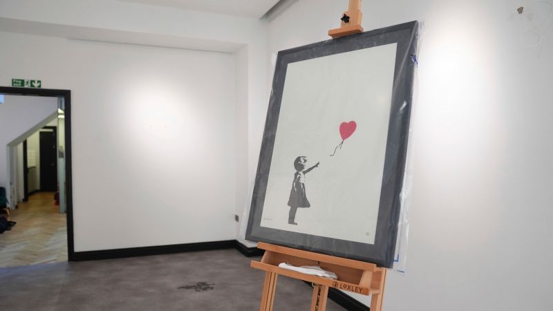 London thief jailed for stealing Banksy’s ‘Girl with Balloons’ print