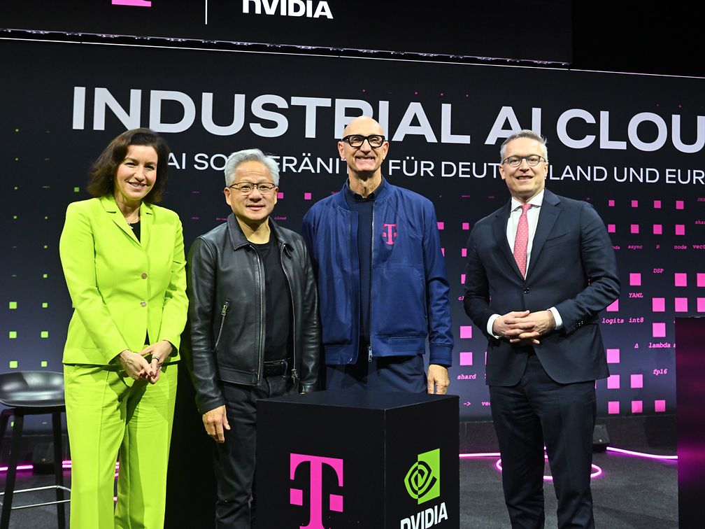 Nvidia and Deutsche Telekom sign €1 billion partnership for Munich data center