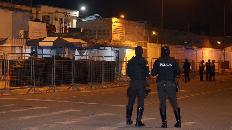 At least 27 inmates die from ‘asphyxiation’ amid wave of prison violence in southern Ecuador