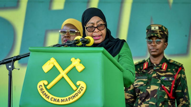 Tanzania’s Hassan declares landslide victory in election marred by violence