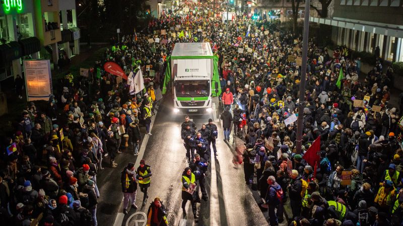 Germany’s far-right party launches new youth wing after thousands of protesters