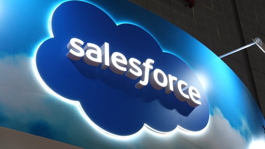 Salesforce stock heads for best week since 2023