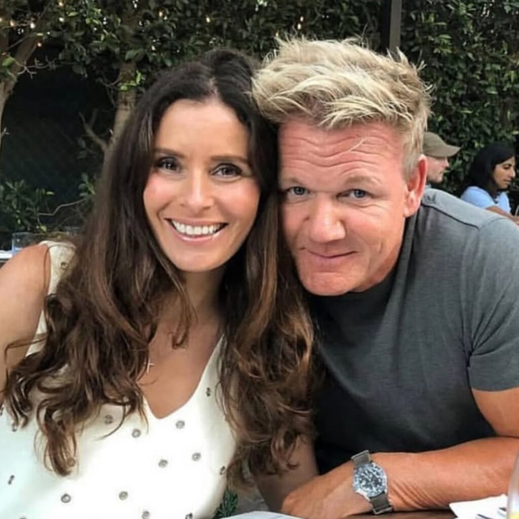 Gordon Ramsay and wife Tana Ramsay pose for photo on their wedding anniversary