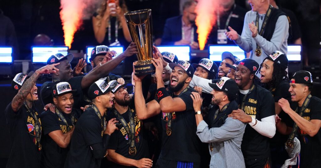 Knicks rallied to defeat Spurs and win first NBA Cup Finals | Basketball News