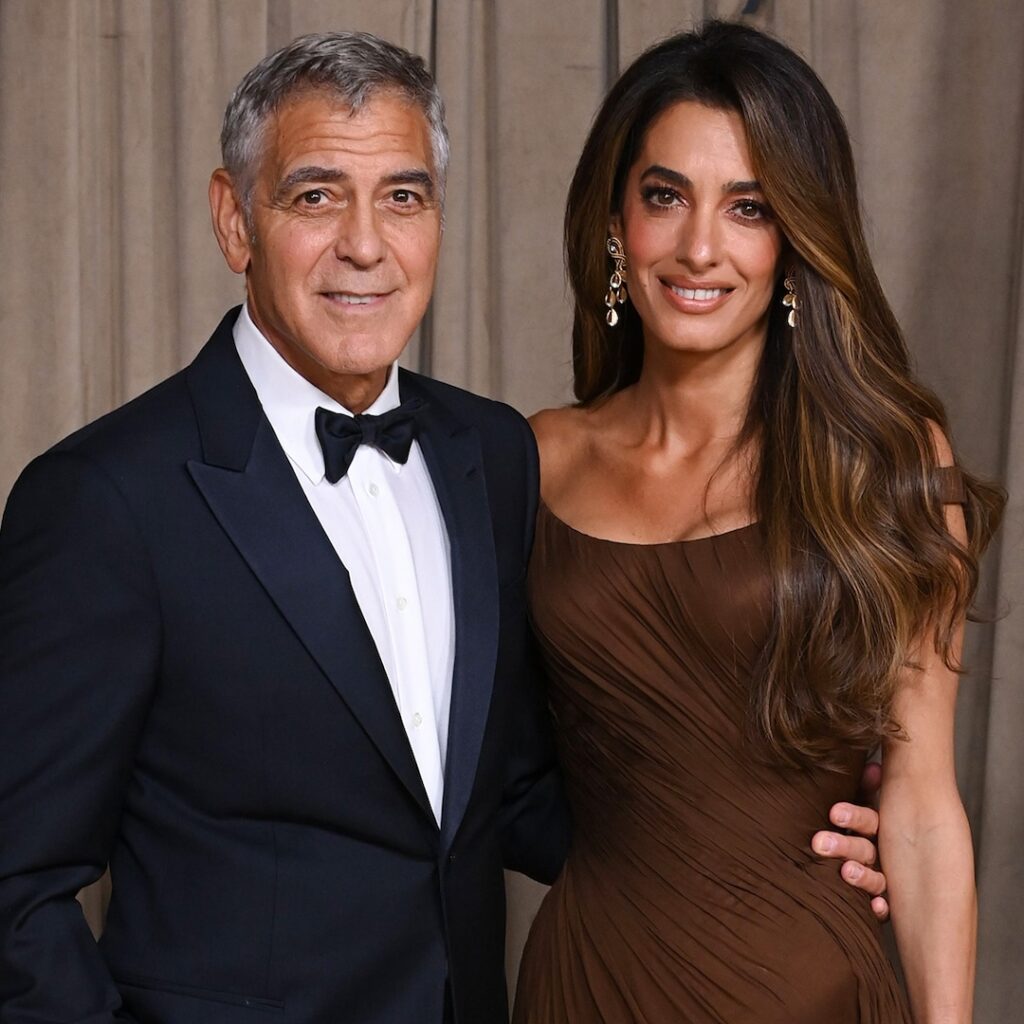 George Clooney, Amal Clooney, twins Alexander and Ella and French nationality