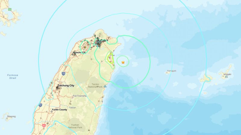 Taiwan shaken by magnitude 7.0 earthquake, but no major damage reported