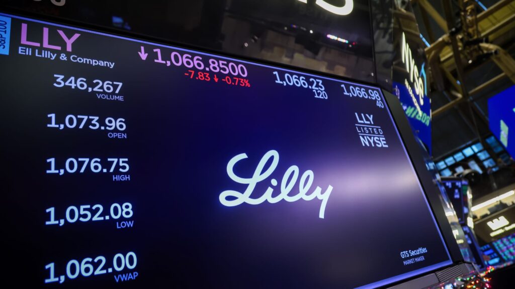 Stocks with the biggest moves at midday: MS, COIN, TSM, LLY