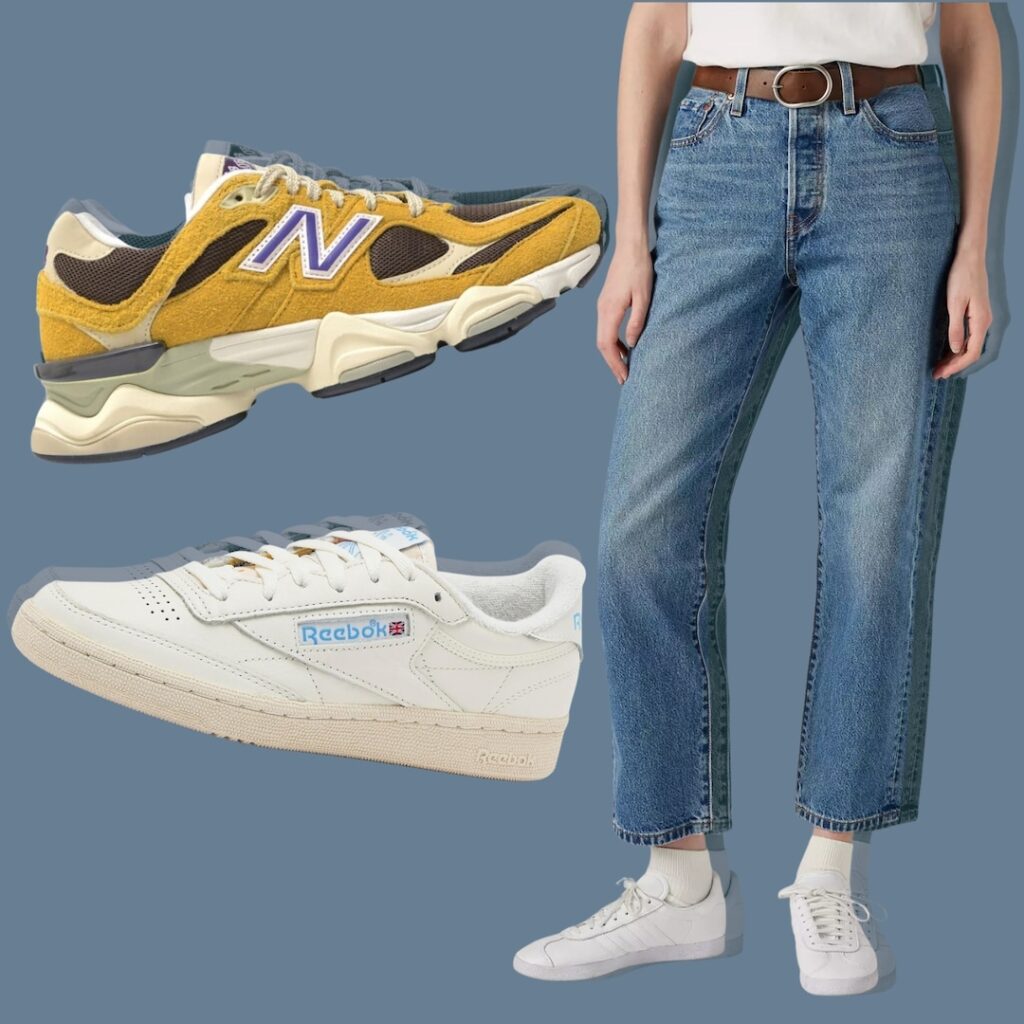 The best ways to wear sneakers with jeans for Spring 2026 — Editors Approved