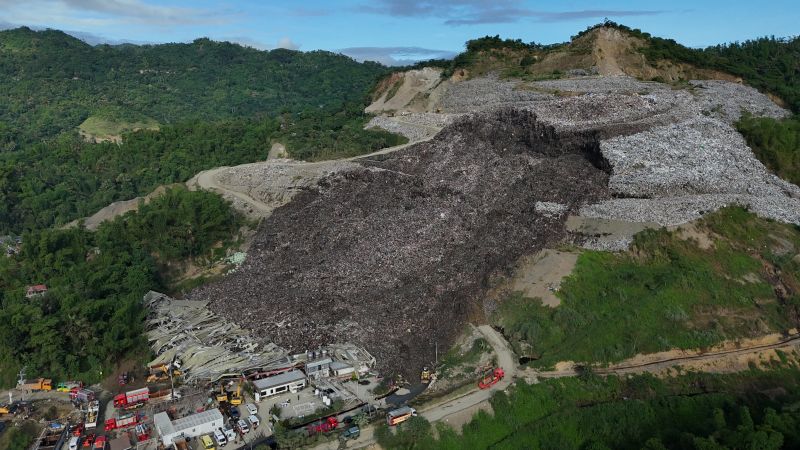 One person killed, at least 27 missing after landfill collapse, Philippine police say