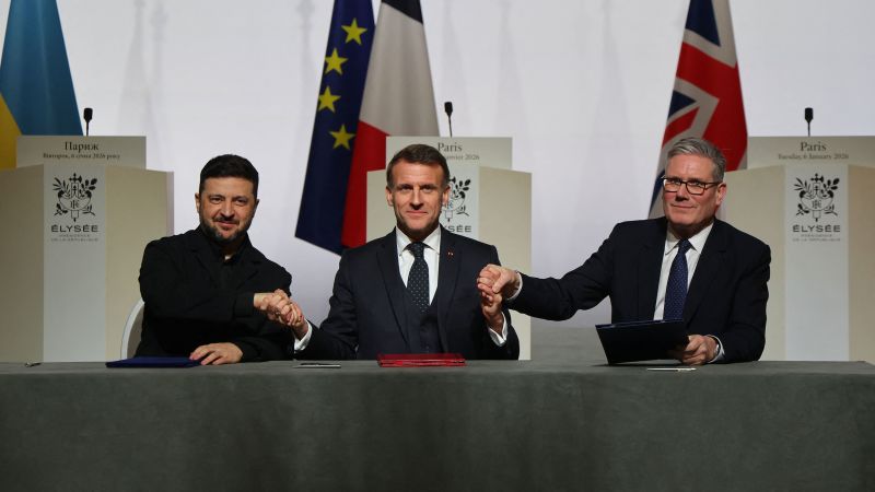 Britain and France agree to send troops to Ukraine if a peace deal is reached with Russia