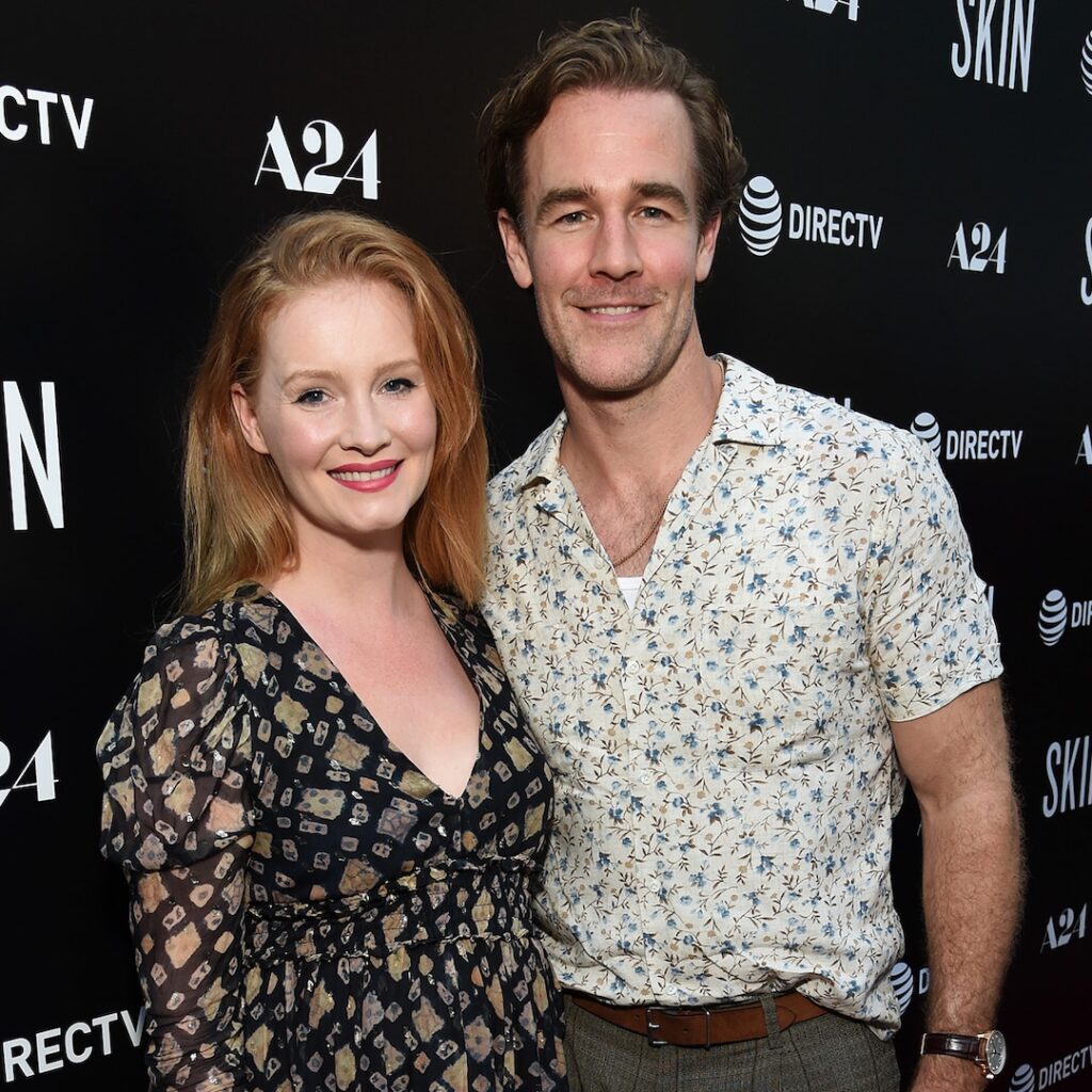 James Van Der Beek renews wedding vows with wife