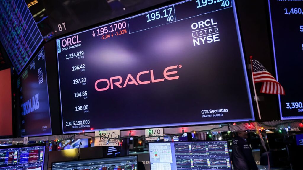 Oracle shares rise after announcing plans to raise $50 billion