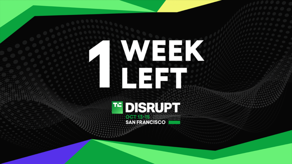 Disrupt 2026 super early bird pricing ends in one week