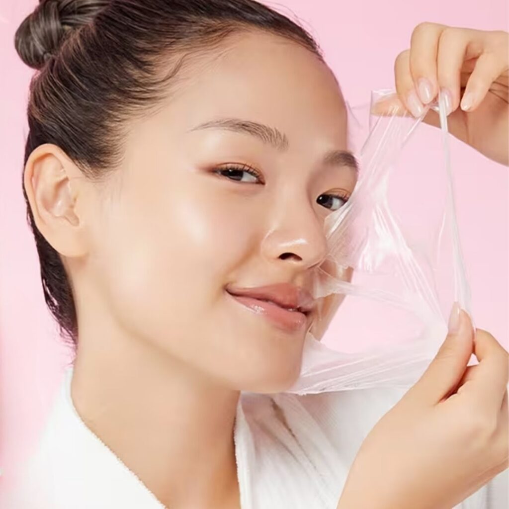 Collagen mask perfect for glass skin
