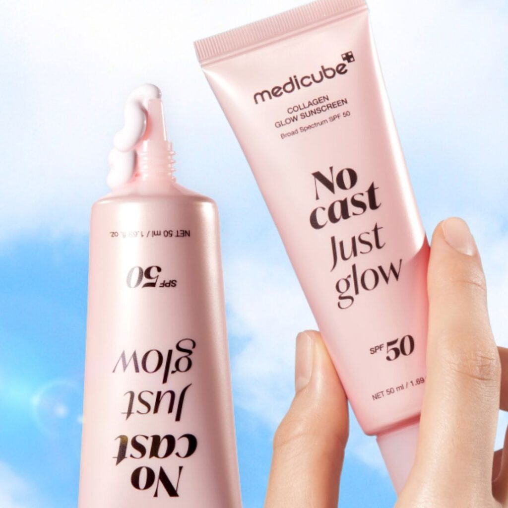 Medicube’s new no-cast collagen sunscreen is a must-try skincare option