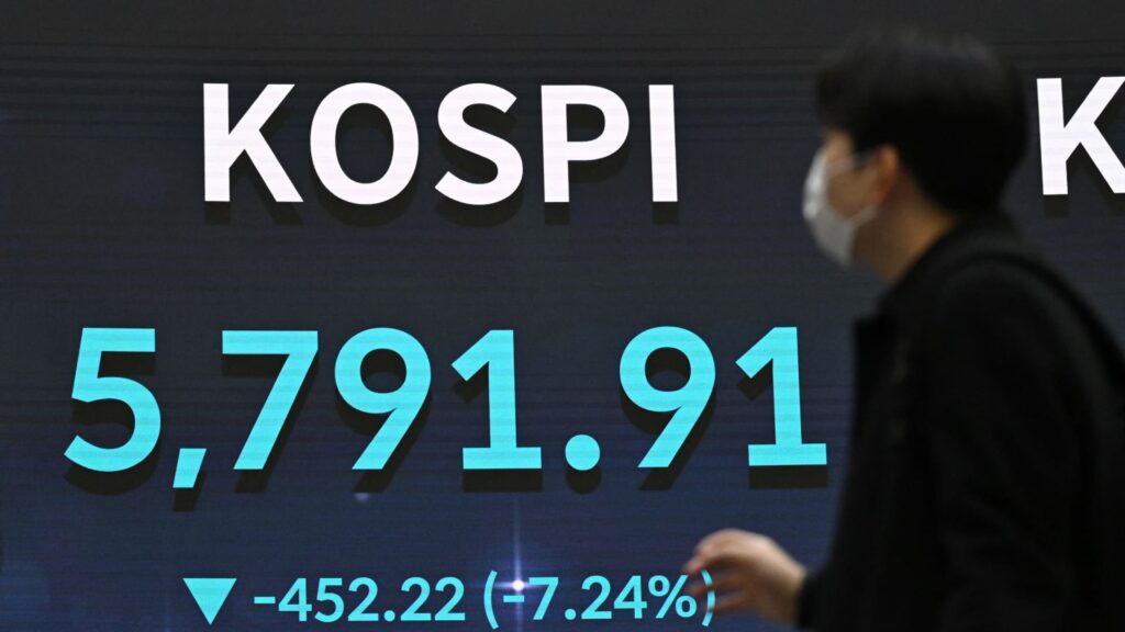 South Korean stocks plummeted 18% in two days. Is it possible for that to happen here?