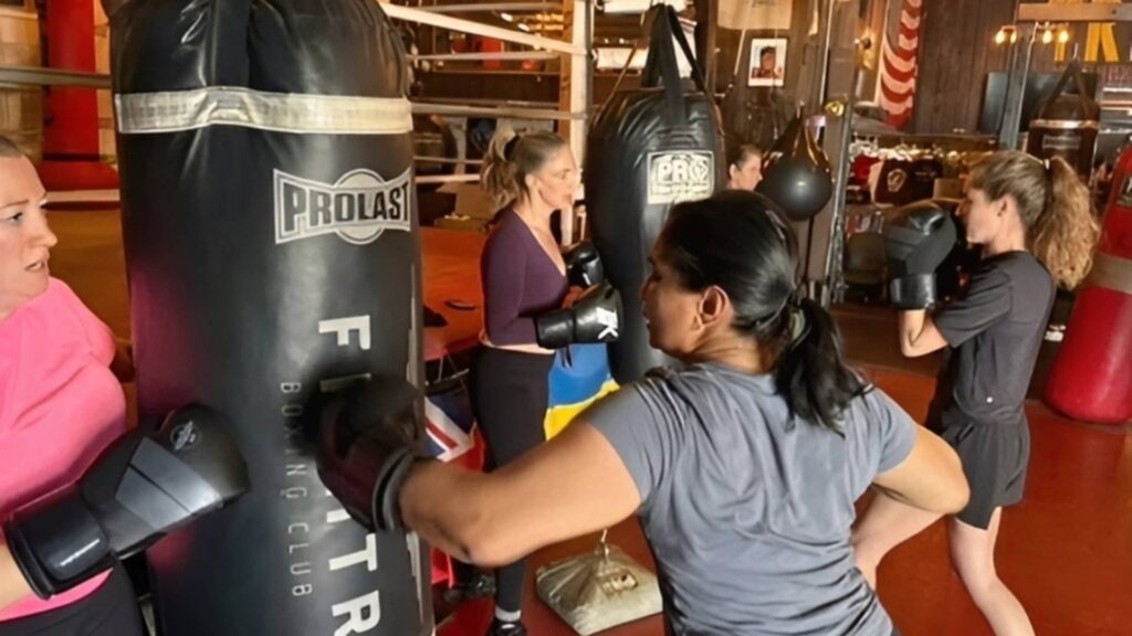 Learn about female executive boxing and leadership at Fight Co.Lab Retreat