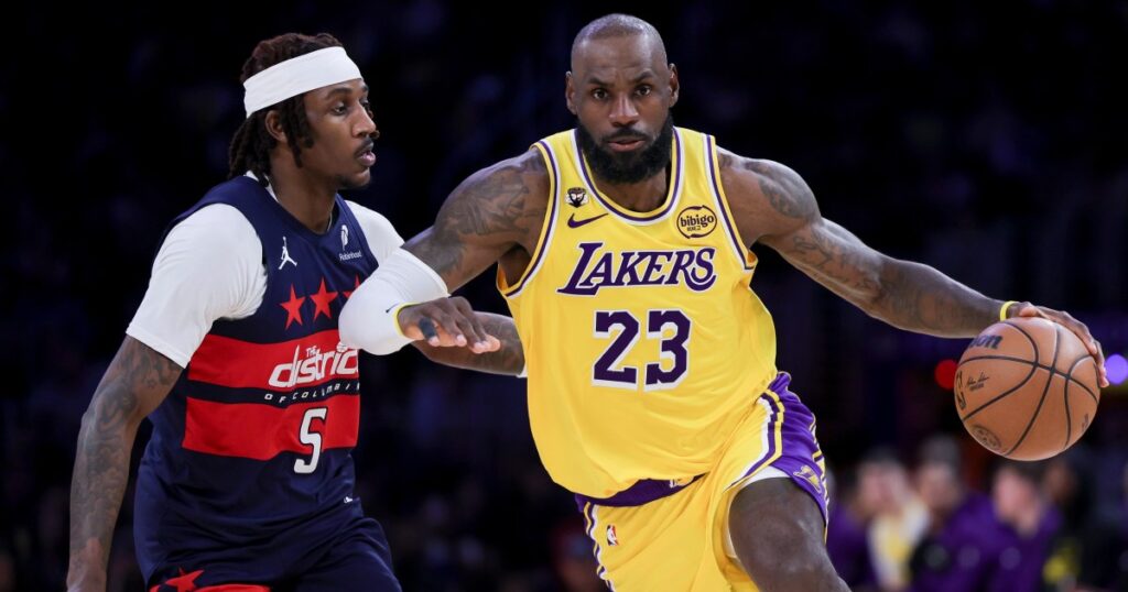 Lakers overwhelm Wizards, LeBron James records triple-double | Basketball News