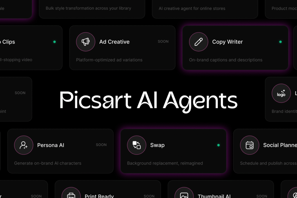 Picsart now lets creators “hire” AI assistants through its agent marketplace
