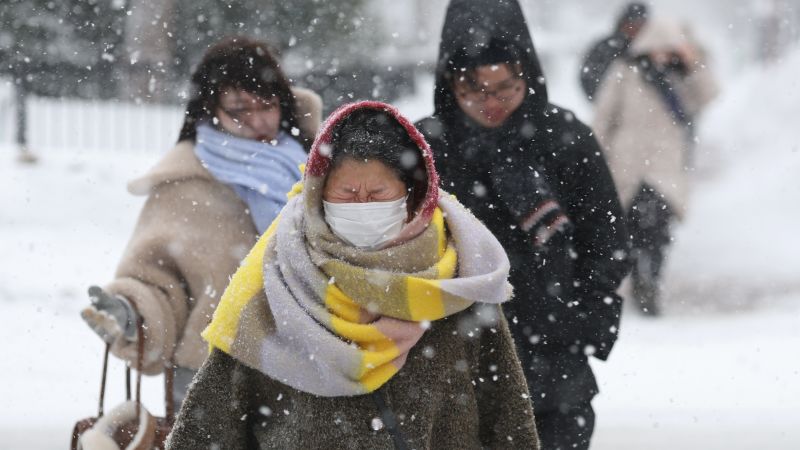 As snow becomes more serious, Japan’s population is aging. it’s a deadly combination