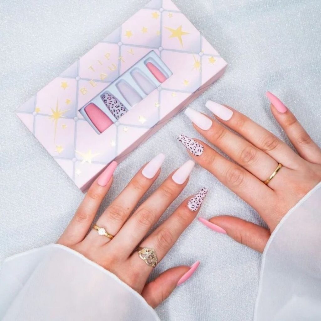Affordable press-on nails that look like real manicure