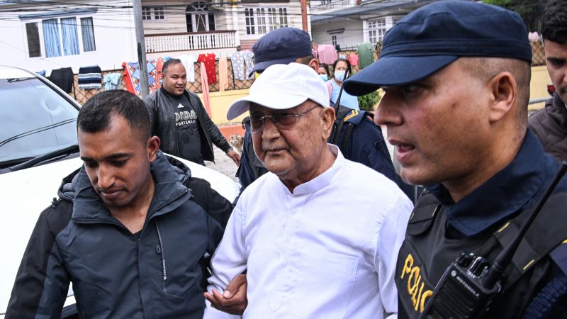 Former Nepali Prime Minister KP Sharma Oli arrested on suspicion of death during Gen Z protest