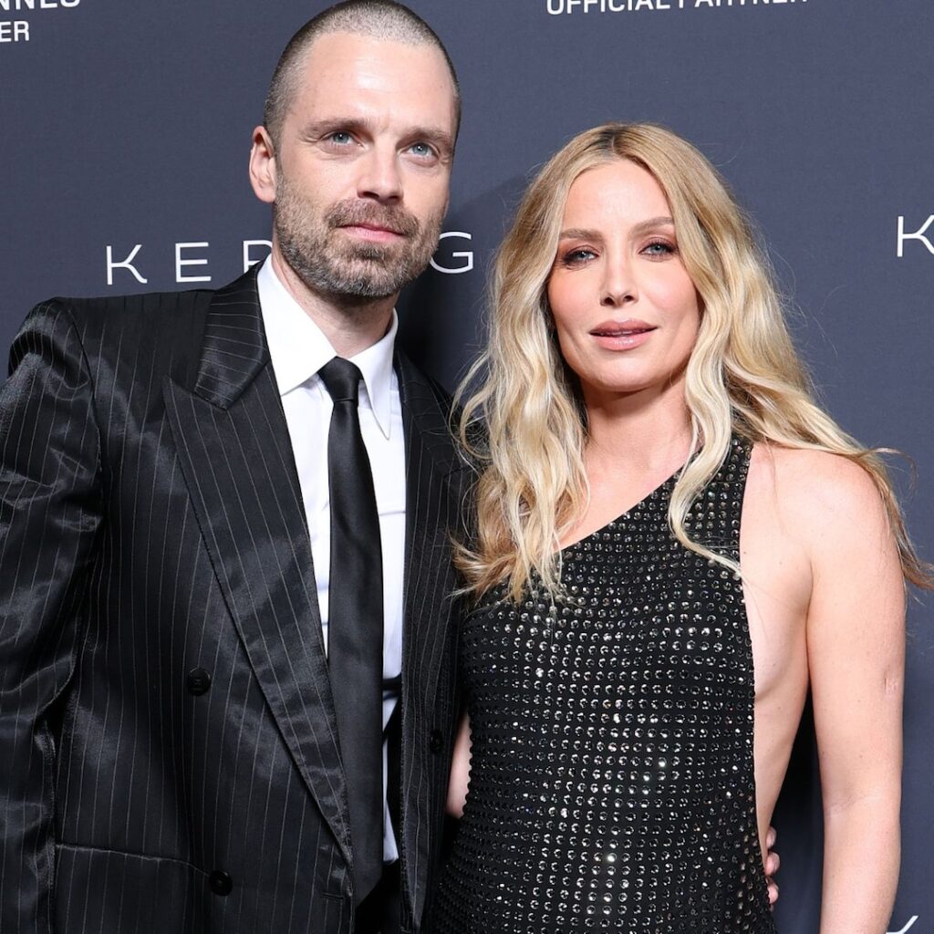 Sebastian Stan, pregnant girlfriend Annabelle Wallis shows off baby bump