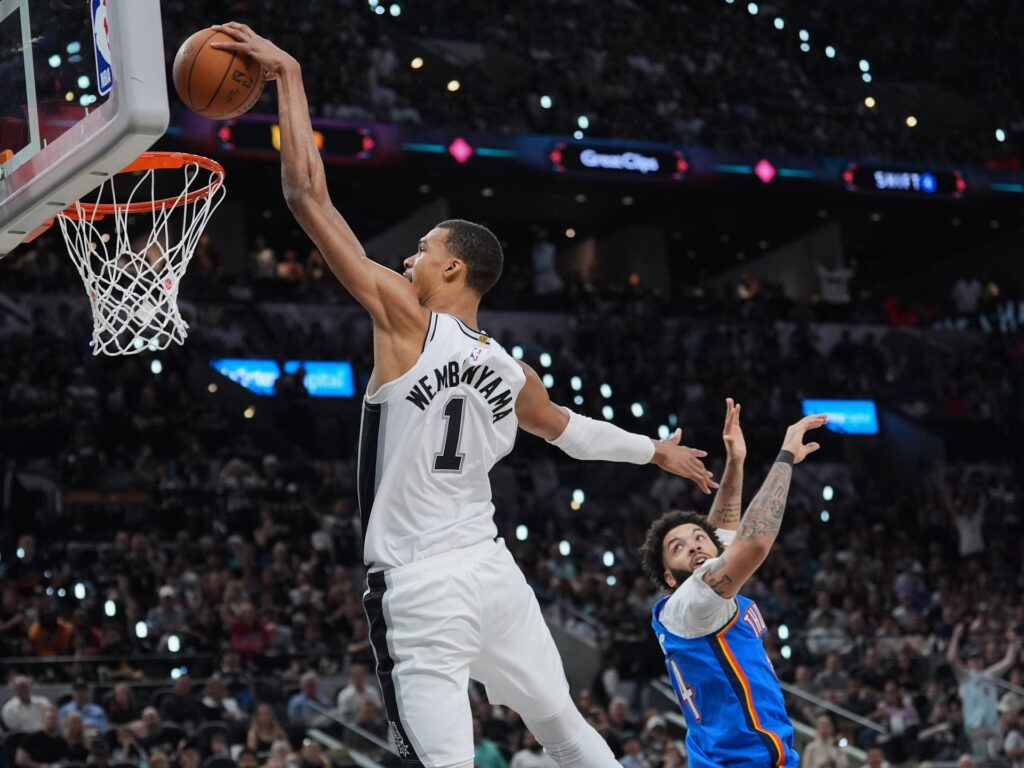 Wenbanyama scores 33 points, Spurs beat Thunder and tie in NBA playoffs | Basketball News