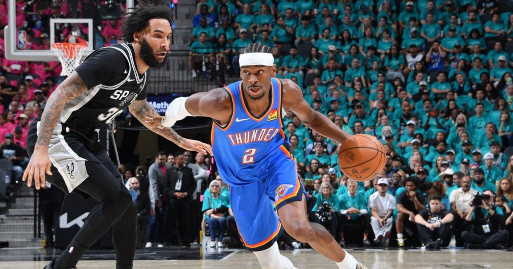 Gilgeous-Alexander leads Thunder to defeat Spurs, leading NBA playoffs with 2 wins and 1 loss | Basketball News