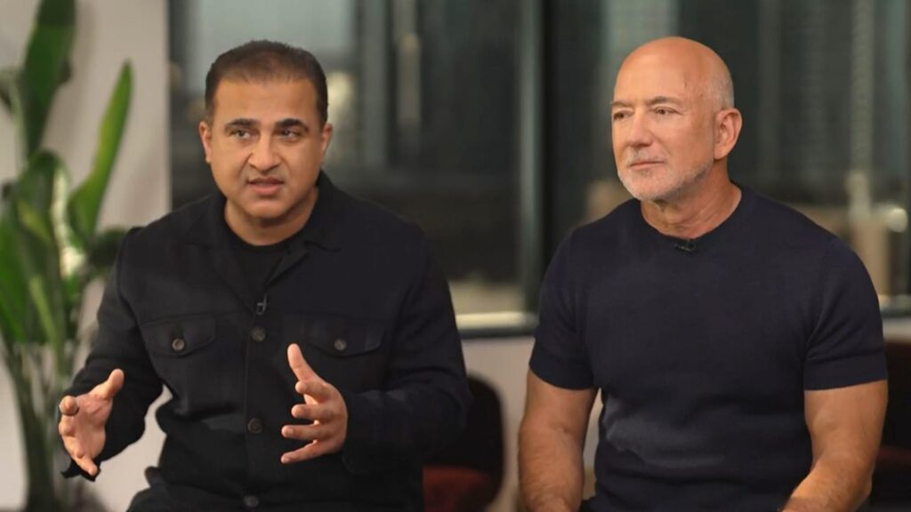Jeff Bezos and Vic Bajaj talk about Prometheus
