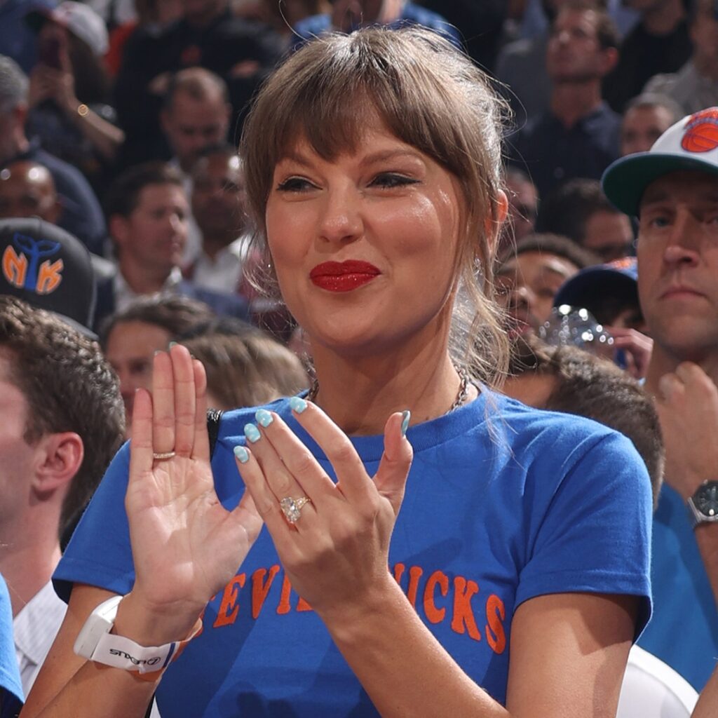 Taylor Swift gets overshadowed by Knicks analyst during Game 4 of NBA Finals