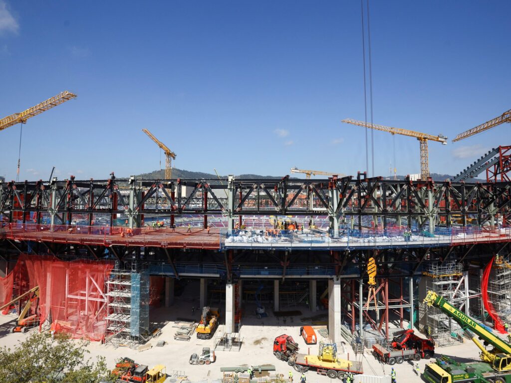 Worker dies while rebuilding Barcelona’s Camp Nou stadium | Soccer News