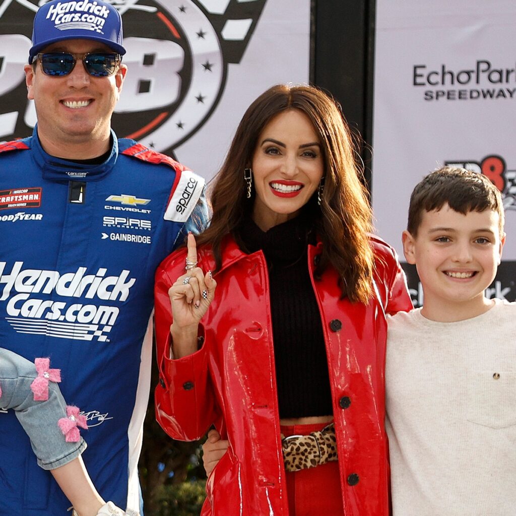 Samantha Busch celebrates son’s first race car win after Kyle Busch’s death