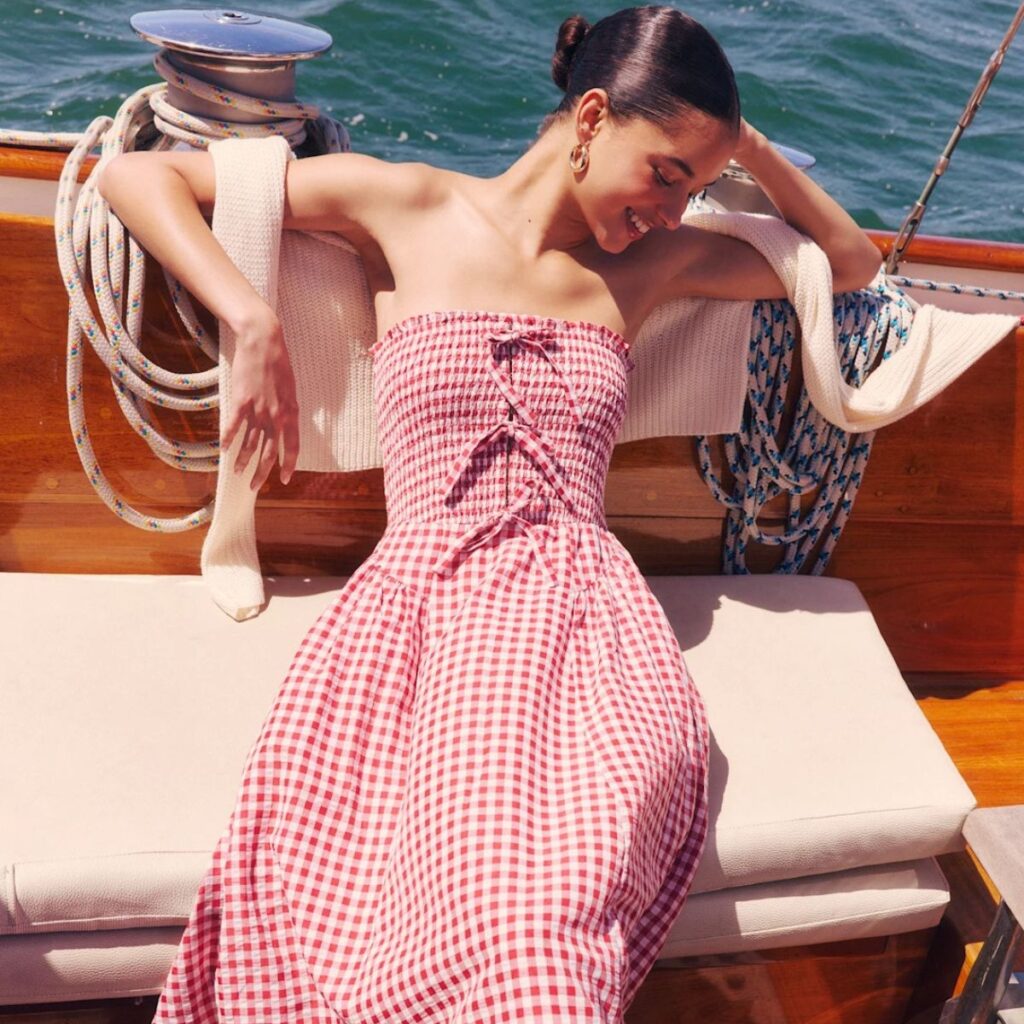 Celebrity stylist Erin Walsh shares the secret to making gingham look chic